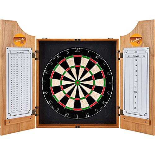 NBA Cleveland Cavaliers Wood Dart Cabinet, One Size, Brown