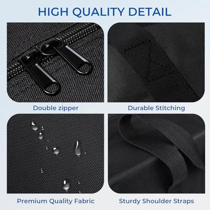 Large Carrying Bag Compatible with Giant 4 in a Row Game,Easy Storage & Transportation for Jumbo 4 to Score,with Durable Handle (Game Not Included)