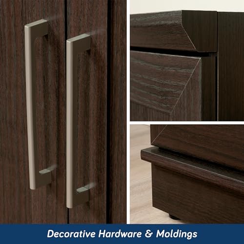 Sauder HomePlus Storage Cabinet/ Pantry cabinets, Dakota Oak finish - color: Dakota Oak
