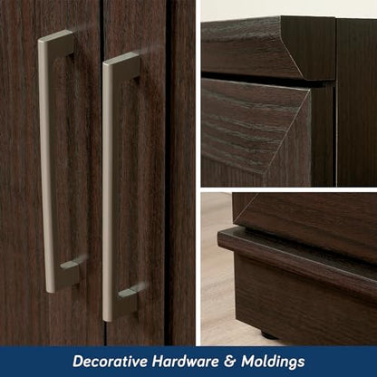 Sauder HomePlus Storage Cabinet/ Pantry cabinets, Dakota Oak finish - color: Dakota Oak