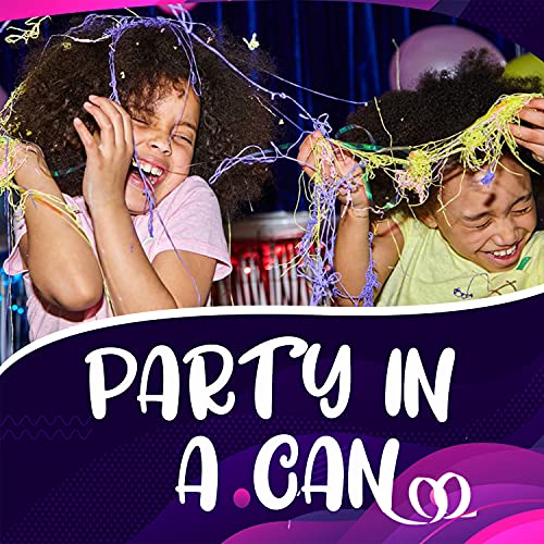 Toysery Party Streamer - Ultimate Spray String for Kids. Elevate Your Celebrations With Crazy Fun! Comes With 24 Party Spray in Can (3oz)
