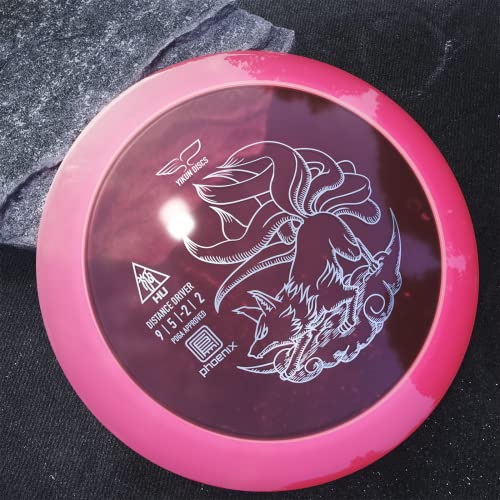 Yikun Disc Golf Driver | Professional PDGA Approved Discs Golf|Distance Driver | 165-175g | Fairway Golf Disc Perfect for Outdoor Games and Competition - color: pink