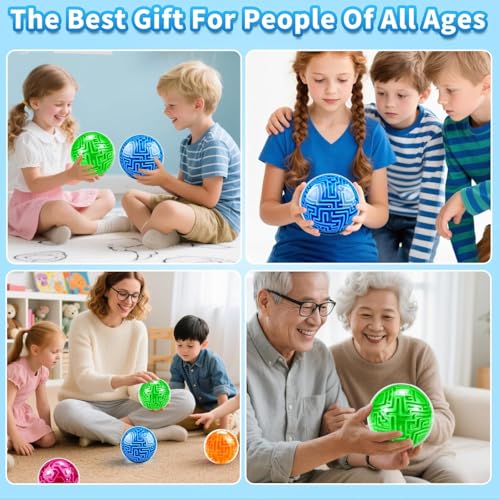 YongnKids Amaze 3D Memory Sequential Maze Ball Puzzle Toy Gifts for Kids Adults - Challenges Game Lover Tiny Balls Brain Teasers Game (Green) - color: Green