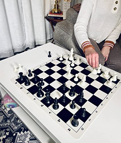 MegaChess Staunton Triple Weighted Chess Set - 3.8" King, 2 Boards, 34 Pieces, Over 2 lbs, Ages 8+ - size: Classic Heavyweight Edition