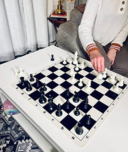 MegaChess Staunton Triple Weighted Chess Set - 3.8" King, 2 Boards, 34 Pieces, Over 2 lbs, Ages 8+ - size: Classic Heavyweight Edition