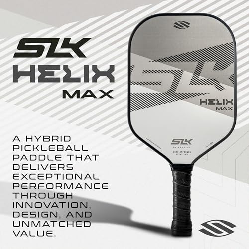 Selkirk Sport SLK Helix Pro Pickleball Paddle | Carbon Fiber & Fiberglass - color: Legend Gray