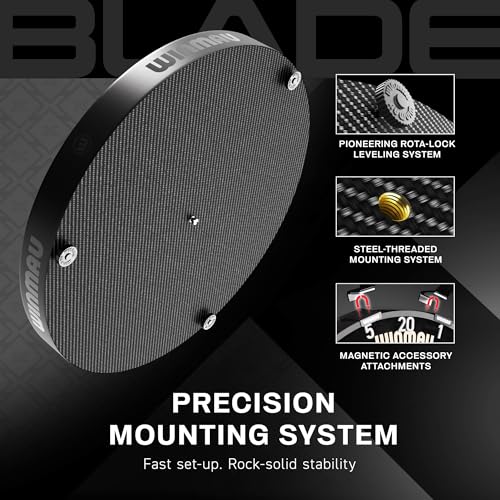 WINMAU Professional Bristle Dartboard - PDC Tournament Board with Official Tournament Specifications - Available in Blade 6 Single, Dual, Triple Core & Blade X Generations