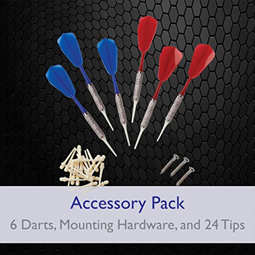 Viper 787 Electronic Dartboard, Ultra Thin Spider for Increased Scoring Area, Free Floating Segments, Locking Segment Holes for Fewer Bounceouts, Automatic Scoring
