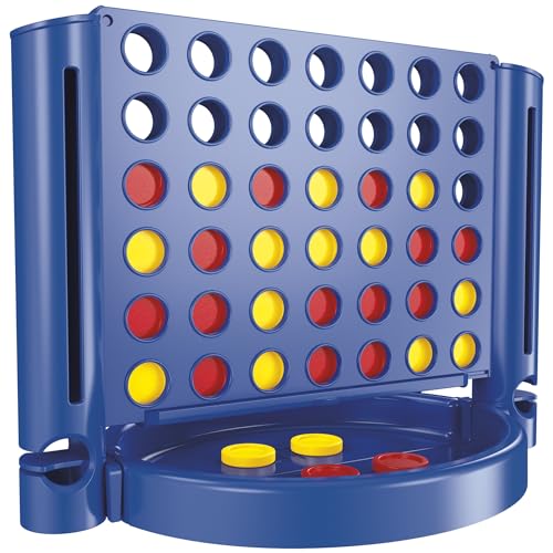 Hasbro Gaming Forza 4, I Play Anywhere, Portable Game, Travel Board Games for Children and Girls Ages 6 and up, Vertical Strategy Toy for 2 Players