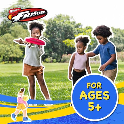Frisbee Go 2 Pack Flying Disc, 9 Inch Lightweight Toy Set for Beginners Outdoor Beach Park Backyard Game - 70g