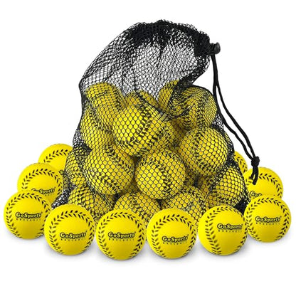 GoSports Mini Foam Baseballs - 20 or 50 Pack for Pitching Machines and Batting Accuracy Training - size: Mini 20 Pack