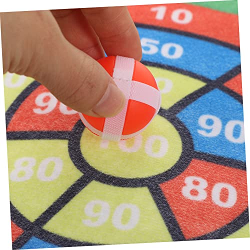 Lightweight Portable Boys and Girls Dartboard 1 Set Sticky Ball Game Enhance Hand-Eye Coordination