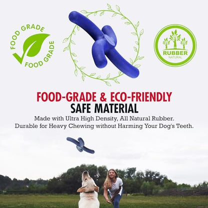 Tuff Pupper SuperChewer Tough Boomerang Toy | Lifetime Replacement | Strong Natural Rubber | Great Dog Fetch Toy | Toys for Dogs | Ultra Durable Chew Toys for Aggressive Chewers | for Large Breeds - size: Large