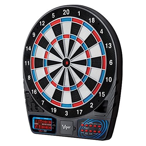 Viper 777 Electronic Dartboard – 15.5" Regulation Target, 43 Games, LCD Scoring, 8 Players, Soft Tip Darts Included
