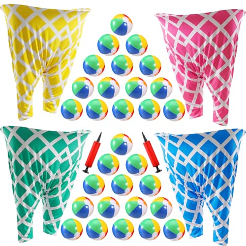 Ceenna Funny Granny Pants Game Set, Giant Pants Yard Games for Adults Players, Hilarious Team Relay Toss Race for Backyard Lawn Party Camping Family Reunion Carnival - style: Stylish