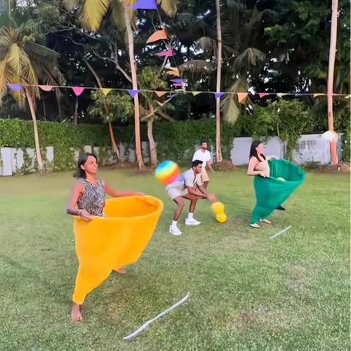 Granny Pants Yard Game with Balls Freaky Wonder Pant Giant Back Yard Outdoor Toss and Catch Ball Game Adults Family Garden Lawn Backyard Play Fun Games Summer Beach Party Camping Activities - color: Blue
