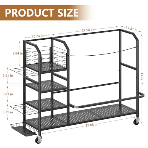 Golf Bag Storage, Big Capacity Golf Bag Organizer for Golf Bag and Equipment Accessories, Golf Organizer for Garage, Home or Club,Extra Storag