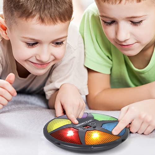 Point Games Handheld Memory Game, Kids Electronic Games, Sequence Fun for Kids with Lights & Sounds, Brain Challenge for Boys & Girls Ages 8+ - style: Digital Wheel Memory Flash