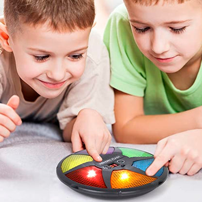 Point Games Handheld Memory Game, Kids Electronic Games, Sequence Fun for Kids with Lights & Sounds, Brain Challenge for Boys & Girls Ages 8+ - style: Digital Wheel Memory Flash