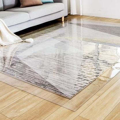 Highly Transparent Clear Mat for Hard Floor/Carpet 1.5mm/0.06'' Waterproof Table Mat Thick and Sturdy for Desk Chair on Office Heavy Duty Floor Protector for Gaming Kitchen Living Room(12x''12'') - size: 12x''12''