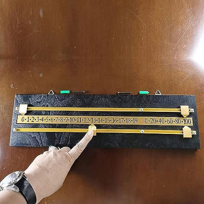 Wall Mounted Billiards Scoreboard,Snooker Pool Scoreboard Game Scorer Billiard Accessories, Player Calculation Number Tools, Billiard Density Board Integrator