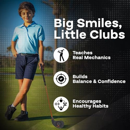 PGA Tour Tee-Up 3-Piece Set - color: Left Handed Player Height 3'9" - 4'7"