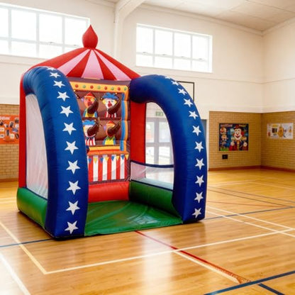 OZIS 6.5x6.5x9Ft Inflatable Ring Toss Game with Built-in Blower Portable Fun Tossing Ring Targets, Interactive Inflatable Carnival Games for Commercial Events, Parties, Family Activities - style: Ring Toss