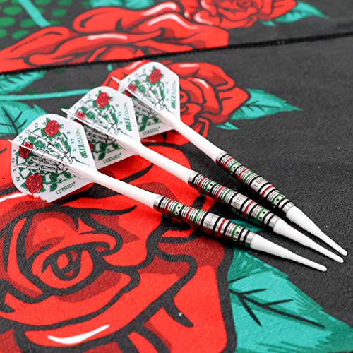 CUESOUL Soft Tip Darts Set Plastic Tip with Dart Case - color: 19g-Tungsten-Torpedo Shape