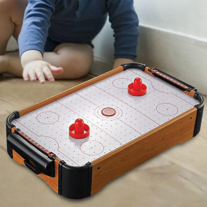 Tabletop Air Hockey Game Board Compact Operated Hockey Tabletop Educational Toy for Kids Two Player Indoor Gathering Parent