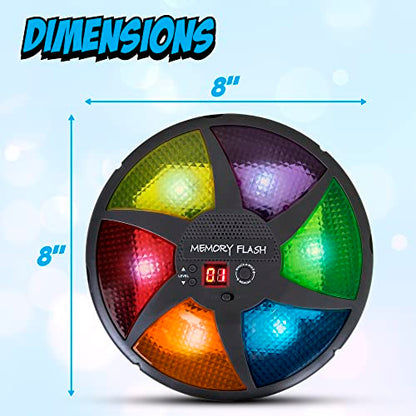 Point Games Handheld Memory Game, Kids Electronic Games, Sequence Fun for Kids with Lights & Sounds, Brain Challenge for Boys & Girls Ages 8+ - style: Digital Wheel Memory Flash