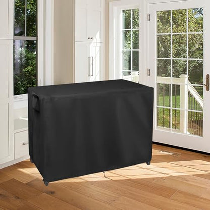 Outdoor Table Cover for Patio Prep Tables, 55inch Bar Table Cover Waterproof for Bar Furniture,Grill Cart,Kitchen Island Tables-55"L x 24"W x 40"H