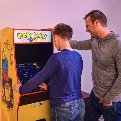 Arcade1Up PAC-Man Deluxe Arcade Machine for Home - 5 Feet Tall - 14 Classic Games