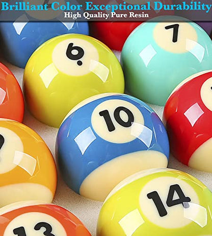 JAPER BEES Billiard Ball/Pool Ball Set Complete 16balls 2-1/4" Regulation Size&Weight Resin Ball - style: Tournament Crown