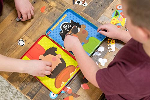 Bendon TS Shure Create Funny Faces Magnetic Activity Tin with Illustrated Magnet Sheets and Playcard 50261 - style: Funny Faces Activity Tin