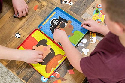 Bendon TS Shure Create Funny Faces Magnetic Activity Tin with Illustrated Magnet Sheets and Playcard 50261 - style: Funny Faces Activity Tin
