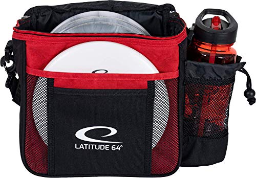 D·D DYNAMIC DISCS Latitude 64 Slim Disc Golf Bag | Introductory Disc Golf Bag | Great for Beginners and Casual Disc Golf Rounds | Lightweight and Durable Frisbee Golf Bag | 8-10 Disc Capacity - color: Red