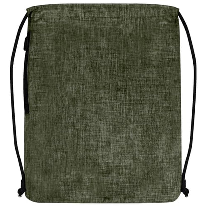 MVP Disc Sports Drawstring Backpack Bag (Choose Your Favorite Color) - color: Dark Green/Light Green