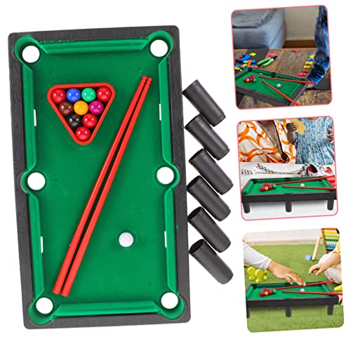 Mini Billiards Table Boys and Girls Billiard Game for Boys and Girls Hand-Eye Coordination Fine Motor Skill