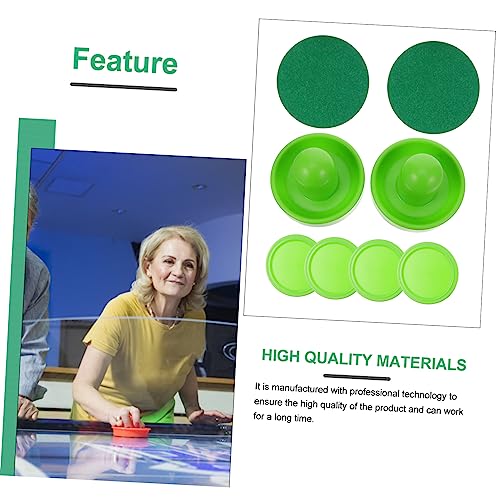 76mm Air Hockey Pusher and Puck Set Sturdy Replacement Accessories for Game Tables for Family Fun and Competitive Play