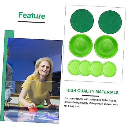 76mm Air Hockey Pusher and Puck Set Sturdy Replacement Accessories for Game Tables for Family Fun and Competitive Play