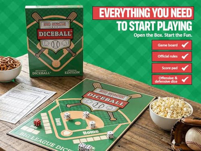 The Action-Packed Baseball Board Game with Both Offensive & Defensive Play, Easy to Learn for Kids and Adults, Great Gift Idea