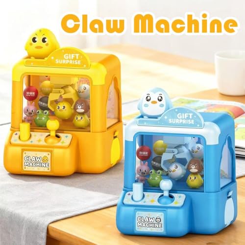 Mini Claw Machine for Kids - Vending Machines Toys, Electronic Arcade Game, Animal Theme Arcades Game Party Toy, Christmas & New Year Gifts for Boys Girls Age 3+, Party Home Arcade Toy (Bear) - color: Bear