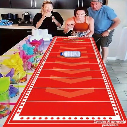 150x50cm Writeable Erasable Party Game Mat, Giant Interactive Roll Track Pad for Game Night, Birthday Party, Team Building, Adults Kids Party Supplies