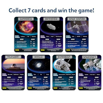 Skillmatics Guess in 10 NASA Space, Perfect for Boys, Girls, Kids & Families Who Love Card Games, Educational Toys, Travel Games, Gifts for Ages 8, 9, 10 and Up - style: 4. Space