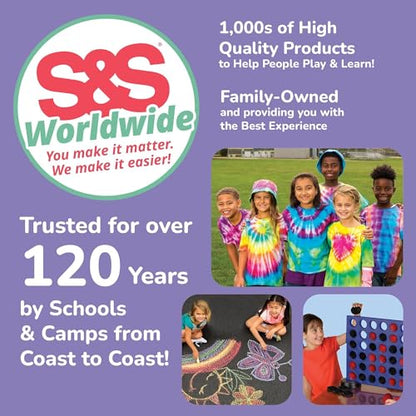 S&S Worldwide Saucer Smash Backyard Game Set. 4 Player Indoor Outdoor Set with 2 Targets and 2 Flying Disc. Targets Fold Flat for Easy Storage. Great of PE, Camps, Tailgates, and Backyard Parties.