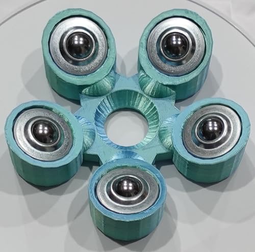 Bowling Ball Spinner - color: Blue and Teal