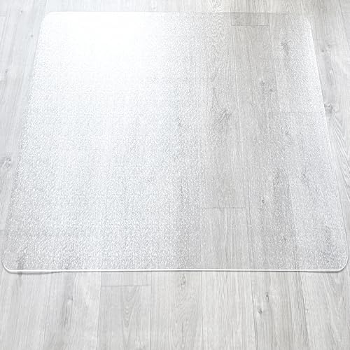 Marvelux Clear Floor Protector Mat, Multi-Purpose PVC Hardwood Floor Protection Mat, Durable Waterproof Plastic Floor Covering, Rectangular, 29.5" x 47" Home and Office Desk Mat - size: 29.5" x 47"