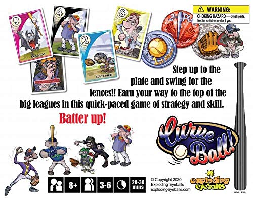 Curve Ball Baseball Card Game | for Baseball Fans, Families & Kids