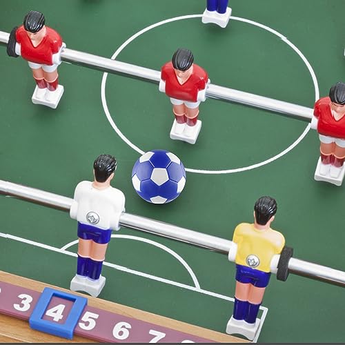 BQSPT 32mm Foosball Balls Foose Balls Table Soccer Game Replacement Foosballs 16pcs,Foosball Multicolor Official 32mm Mini Table Footballs Ball Accessory (16 Pack)