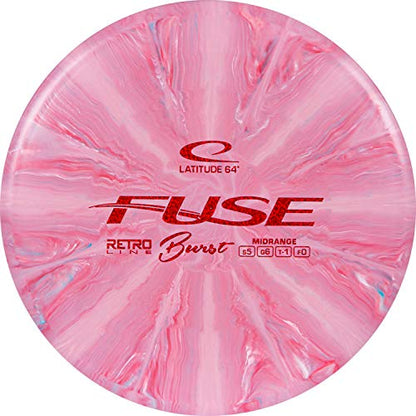 Latitude 64 Retro Burst Disc Golf Starter Set | Perfect Disc Golf Set for New to Intermediate Players | Includes Bonus Mini Marker | Grippy Base Plastic | Colors May Vary - style: 3